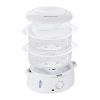 VEVOR Electric Food Steamer, 7.4Qt/7L Electric Vegetable Steamer with 2-Tier Stackable Trays