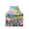 Louisiana Magnolias in Watercolor Apron Cooking Kitchen Server Baking Crafts Gardening for Adult Women Men, Unisex, Large, Multicolor