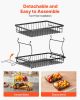2 Tier Fruit Basket Bowl Kitchen Countertop Storage Stand Holder Banana Hanger