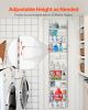 10-Tier Over the Door Pantry Organizer Hanging Storage Rack Adjustable Kitchen