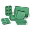 6 Piece Non-Stick Bakeware Sets, Easy for Release and Clean up, Carbon Steel