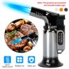 Culinary Butane Torch Lighter Refillable Blow Torch Flame Adjustable Flame Kitchen Cooking BBQ Torch w/ Fire Lock (Gas Not Included)
